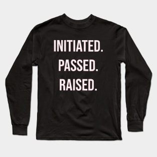 Raised Long Sleeve T-Shirt